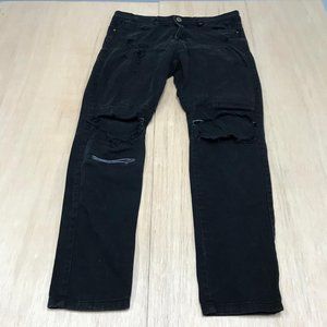 kayden k black jeans skinny women size 34